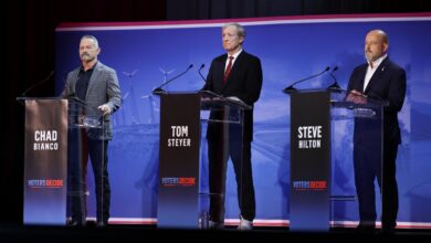 Candidates for governor scrap in fiery debate that may grab voter attention, finally