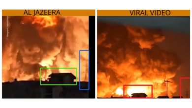 Fact check: Viral video of missile attacks in Iran is old from March 2026 | The Express Tribune