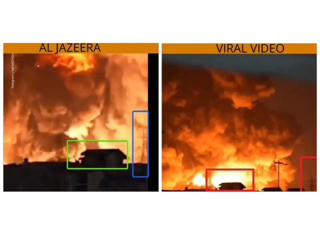 Fact check: Viral video of missile attacks in Iran is old from March 2026 | The Express Tribune