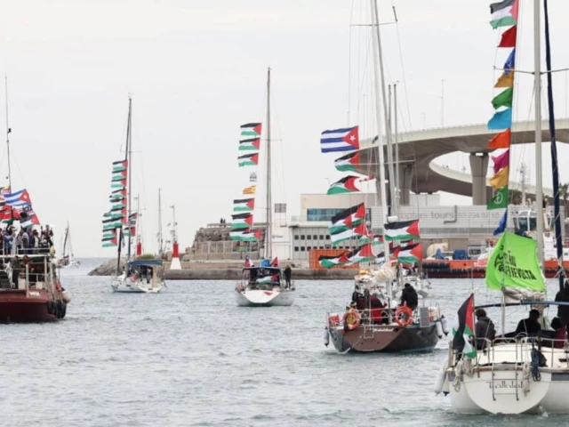 Flotilla organisers say 211 activists ‘kidnapped’,22 vessels intercepted by Israel | The Express Tribune