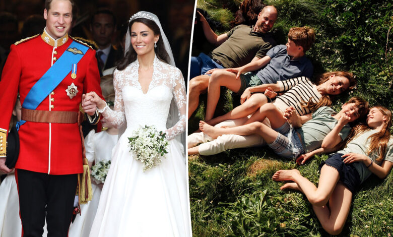 Prince William and Kate Middleton ring in 15 years of marriage with precious family photo