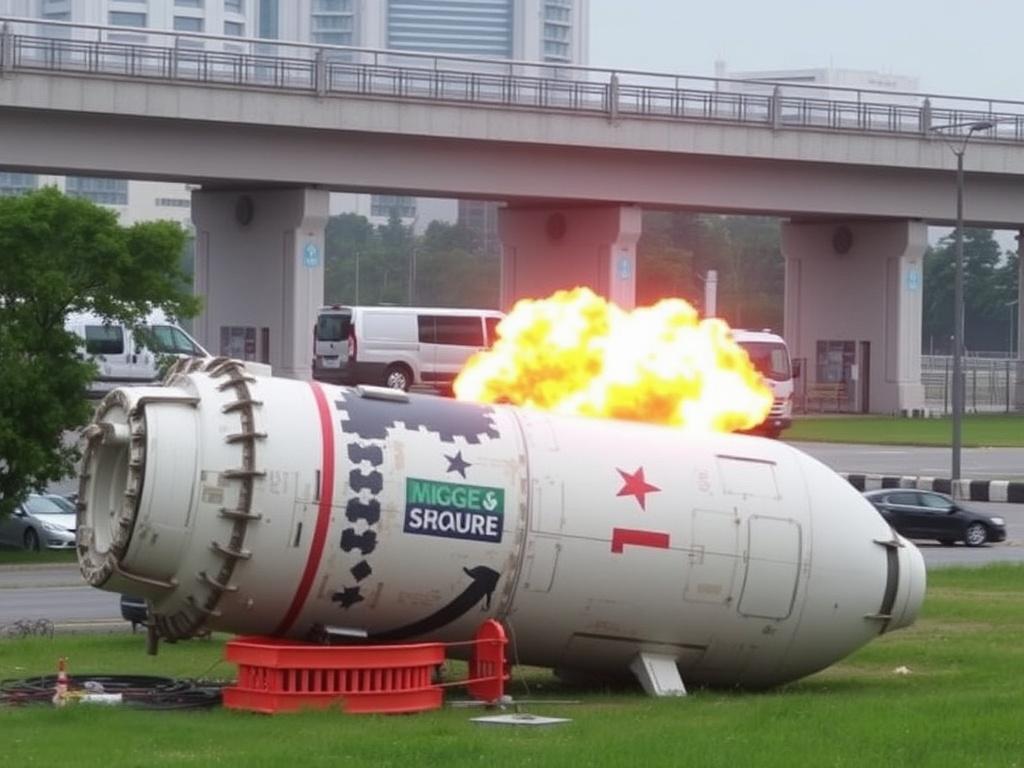 WWII Bomb in Singapore: Singapore safely detonates massive 250kg wartime bomb near airport without disrupting flights | World News - The Times of India. No disruption to flights or infrastructure фото