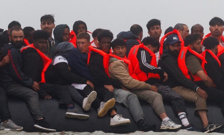 200,000 small boat arrivals loom amid UK raising threat level to ‘severe’ following recent terror attack