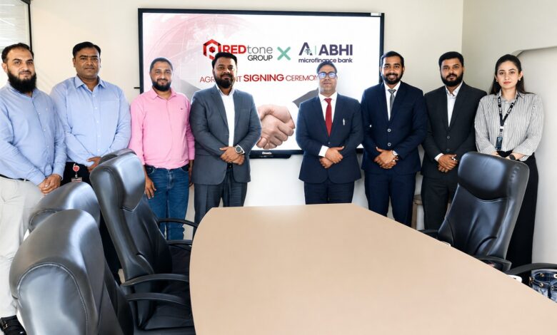 ABHI Microfinance Bank partners with REDtone Group – CustomsNews.pk Daily