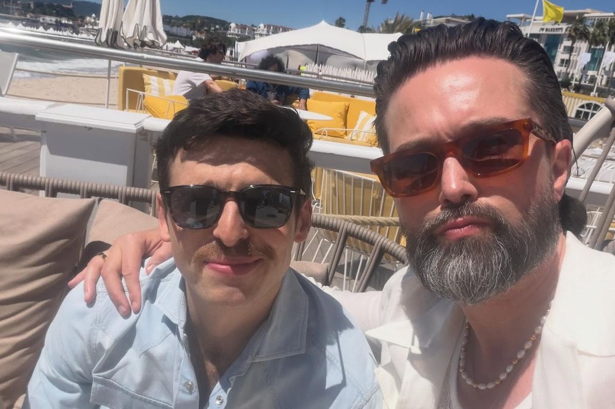 Actor Emmett J Scanlon soaks up Cannes Film Festival sun with fellow Irish actor