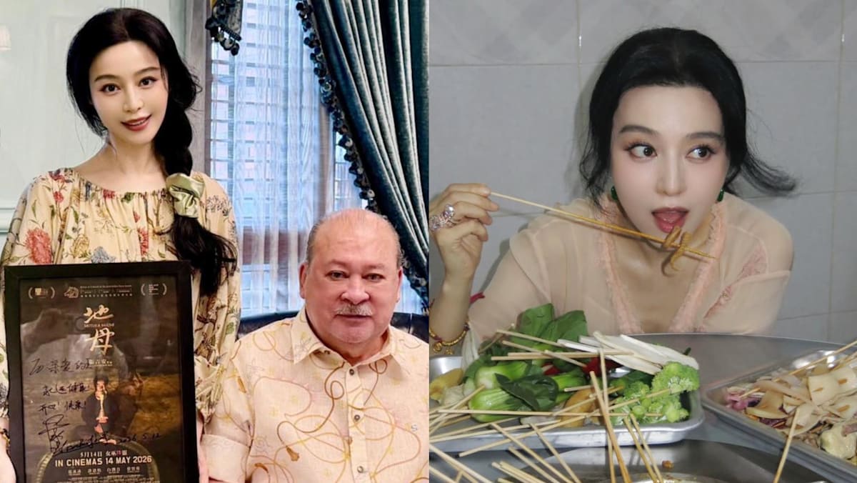 Actress Fan Bingbing meets Malaysian king Sultan Ibrahim at his Johor palace, eats satay at Melaka