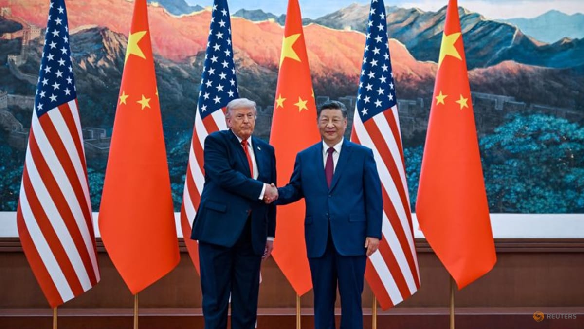 Ahead of second day of talks with Xi, Trump says he hopes US-China ties will be ‘stronger and better’