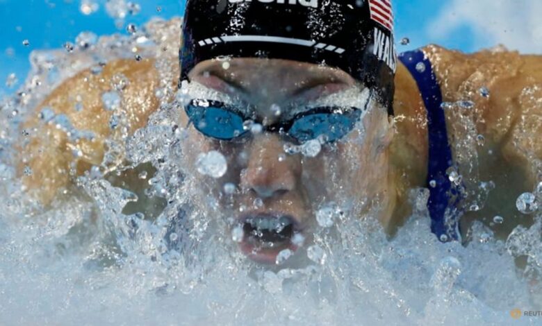 American Walsh improves own 100m butterfly world record for third time in a year