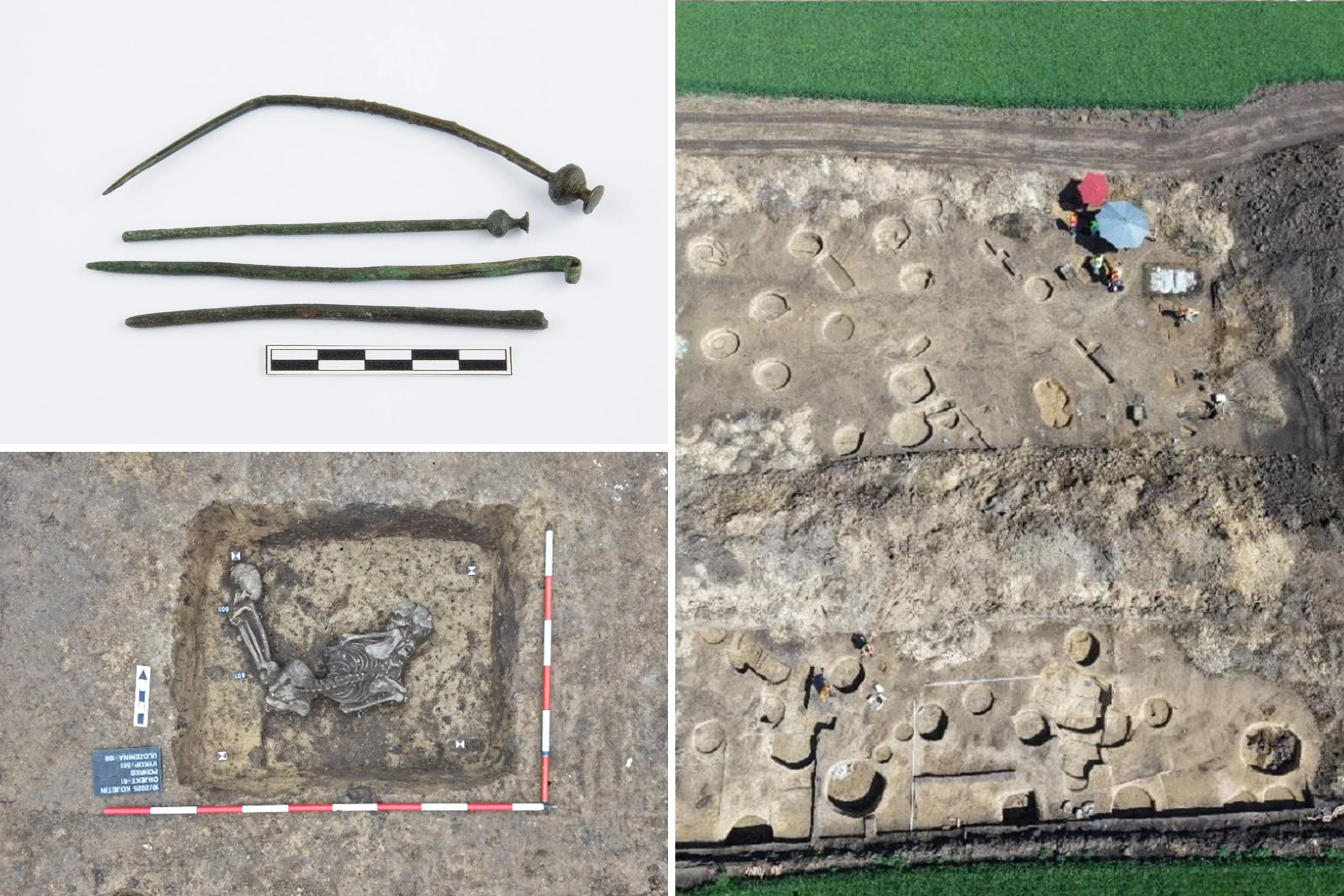 Archaeologists discover massive ancient site, over 1,000 artifacts before railway construction