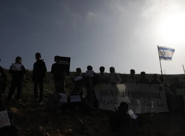 Armed Israeli occupier storms Palestinian school, chases students in occupied West Bank | The Express Tribune