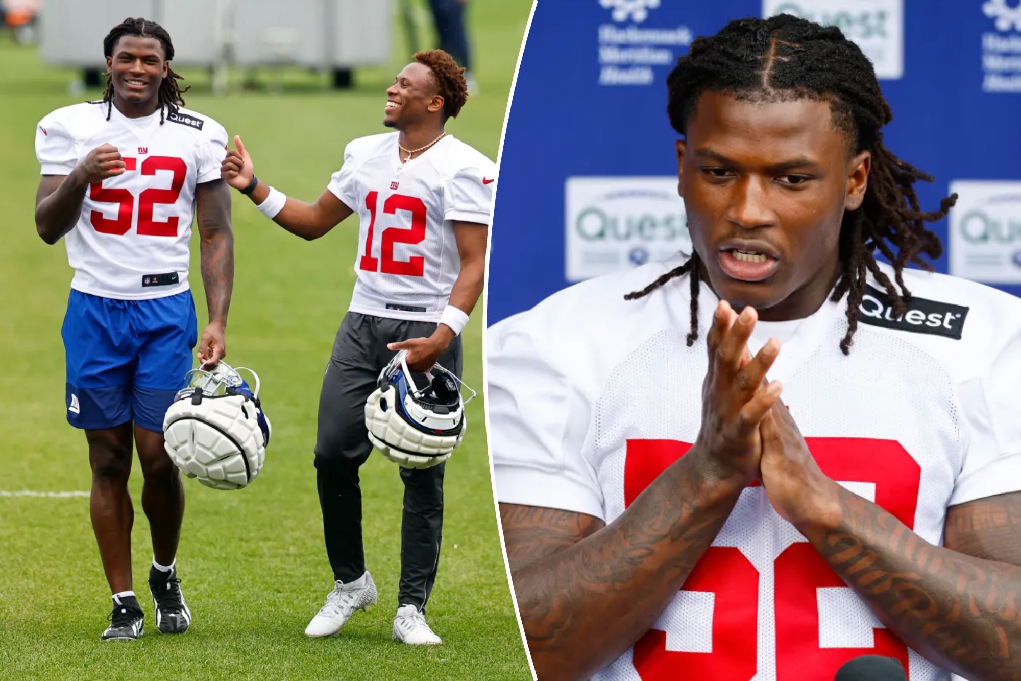 Arvell Reese puts all his tools — and mindset — on display for Giants at minicamp