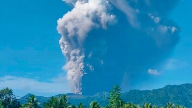 At least 3 stranded hikers killed by volcano eruption on remote Indonesian island