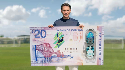 Bank of Scotland puts star player on special £20 note after iconic goal secured first World Cup in 28 years