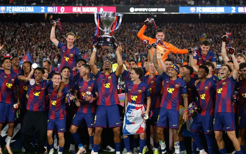 Barcelona clinch 29th La Liga title with 2-0 victory over Real Madrid