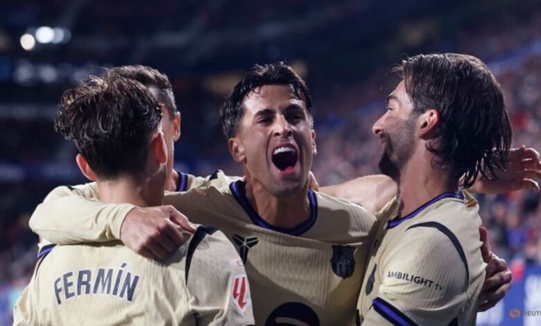 Barcelona close on LaLiga title with late win at Osasuna