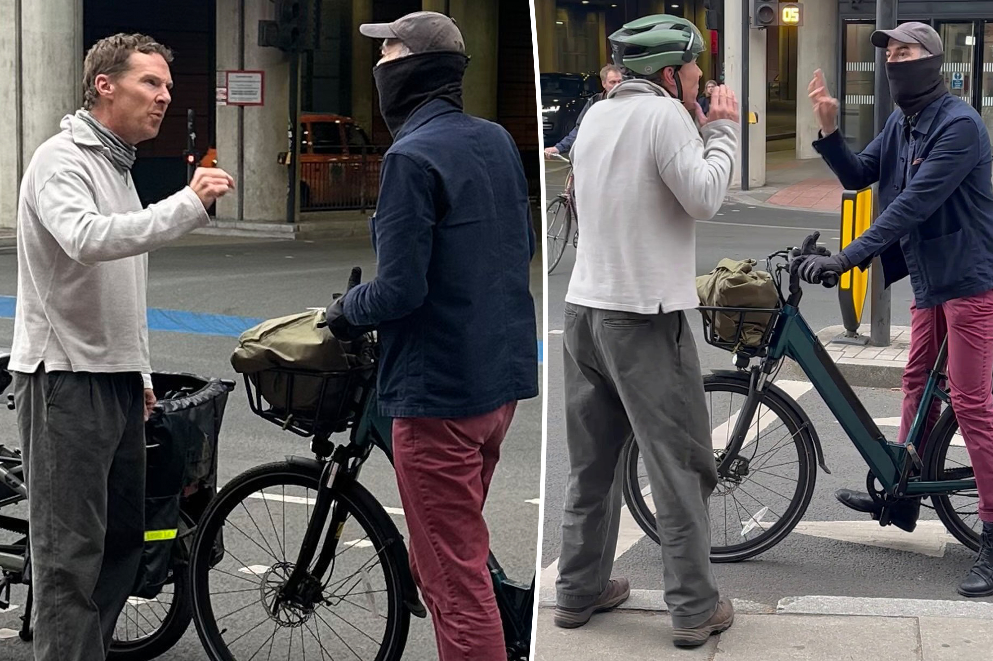 Biking Benedict Cumberbatch has heated, 10-minute ‘road rage’ fight with cyclist
