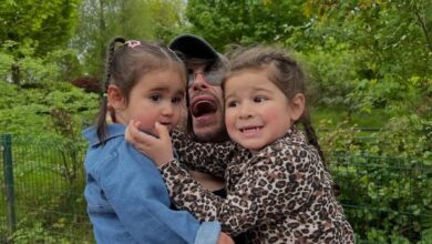Brian Dowling shares snaps from family day out with husband Arthur and their two girls