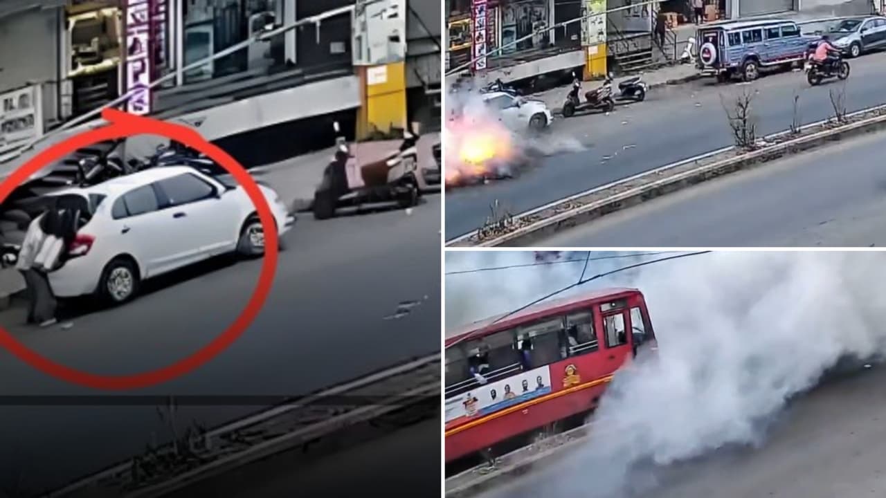 CCTV Captures Massive Blast In Maharashtra’s Solapur, Man Seriously Injured | WATCH Viral Video