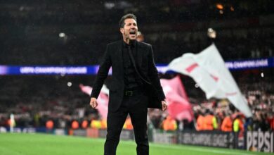 Calm after the storm for Simeone as Atletico bow out of Champions League