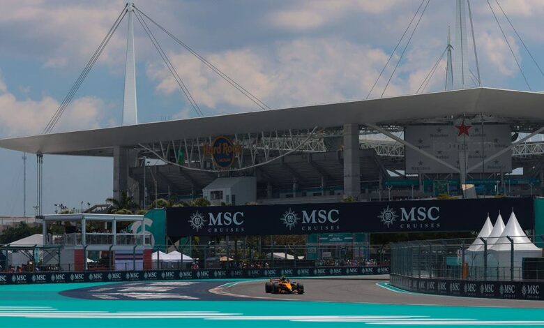 Cameraman gets caught risking it all to film World Cup’s ‘sexiest fan’ in the Formula 1 paddock