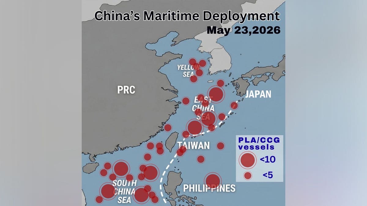 China deployed over 100 vessels near Taiwan in the wake of Trump-Xi summit, Taiwan security official claims