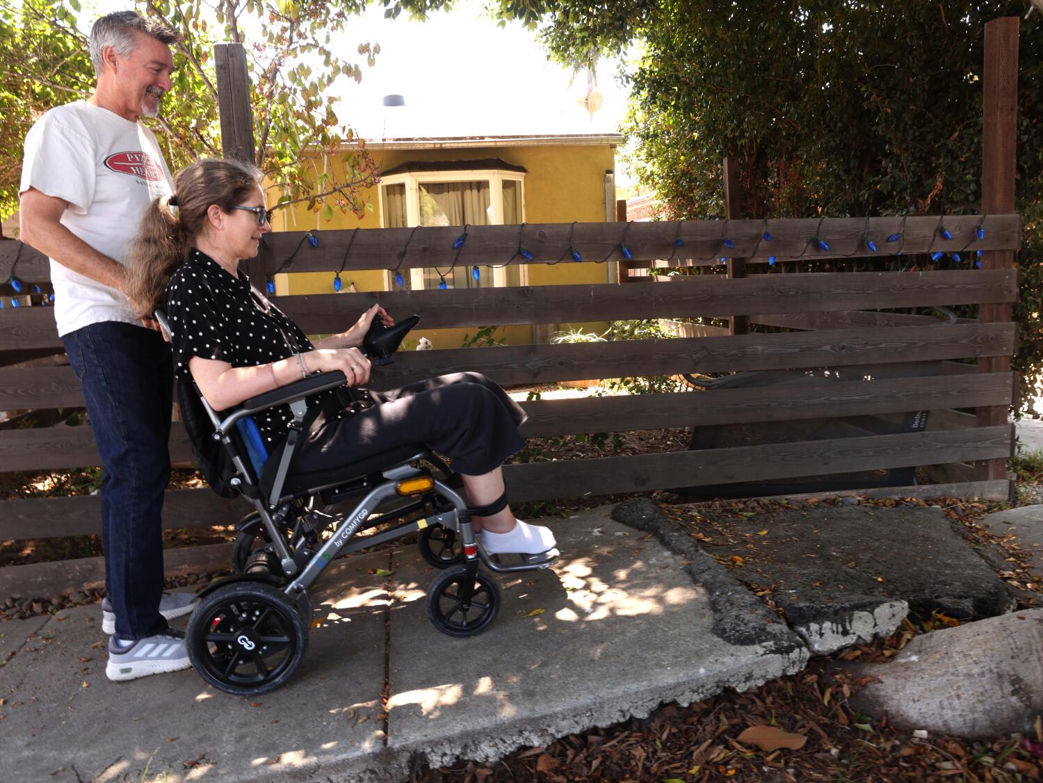 Commentary: L.A.’s cracked sidewalks are a symptom of a bigger breakdown. Does new plan offer real hope?