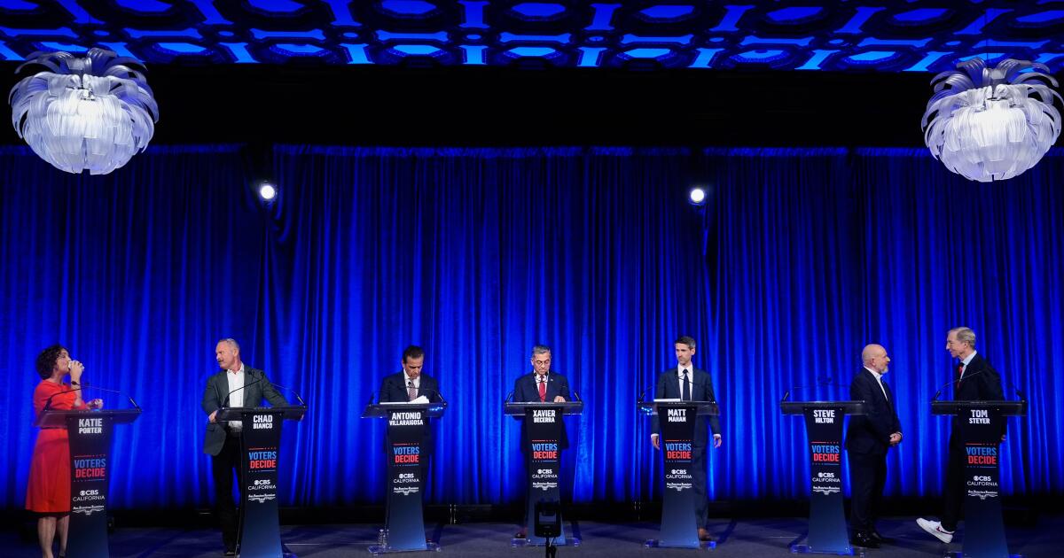 Commentary: Who won and who lost in Thursday night’s California gubernatorial debate? Our columnists weigh in