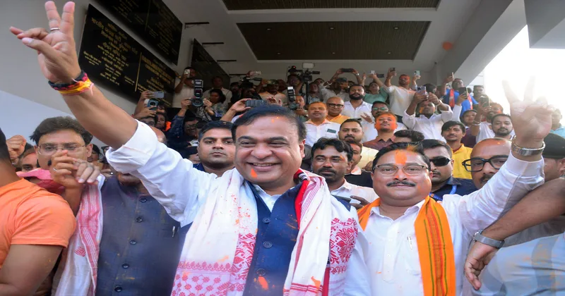Congress Wipeout in Assam: Himanta Biswa set for 3rd term