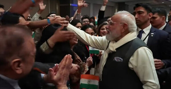 Cultural performances on display as PM Modi receives grand welcome from Indian diaspora in Norway