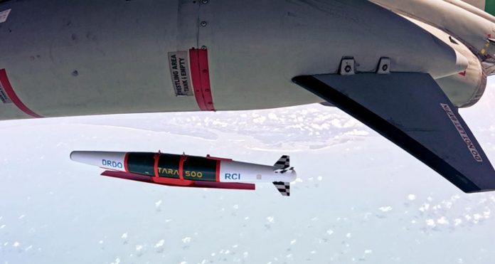 DRDO & IAF successfully conduct maiden flight-trial of Tactical Advanced Range Augmentation weapon