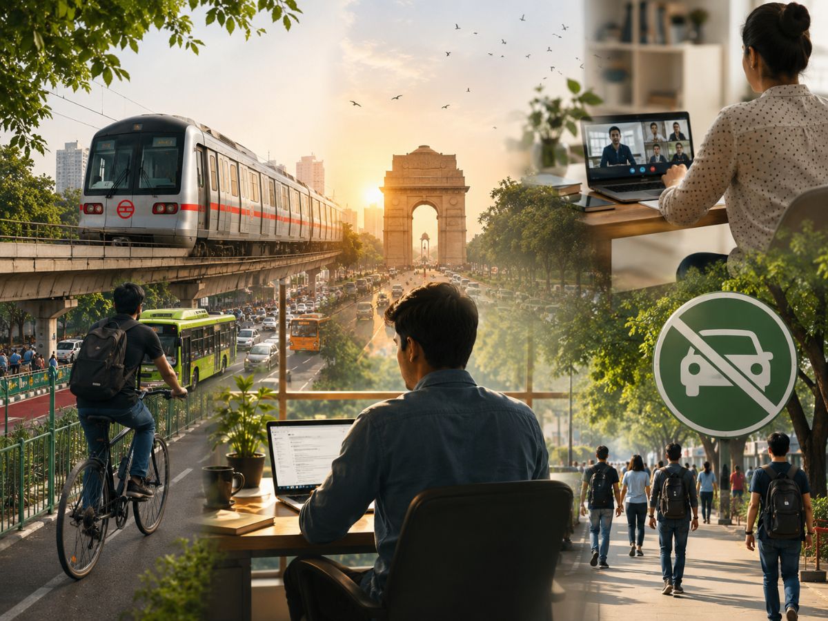 Delhi Announces WFH, No Vehicle Day, Metro Monday: Are We Heading To Covid Era?