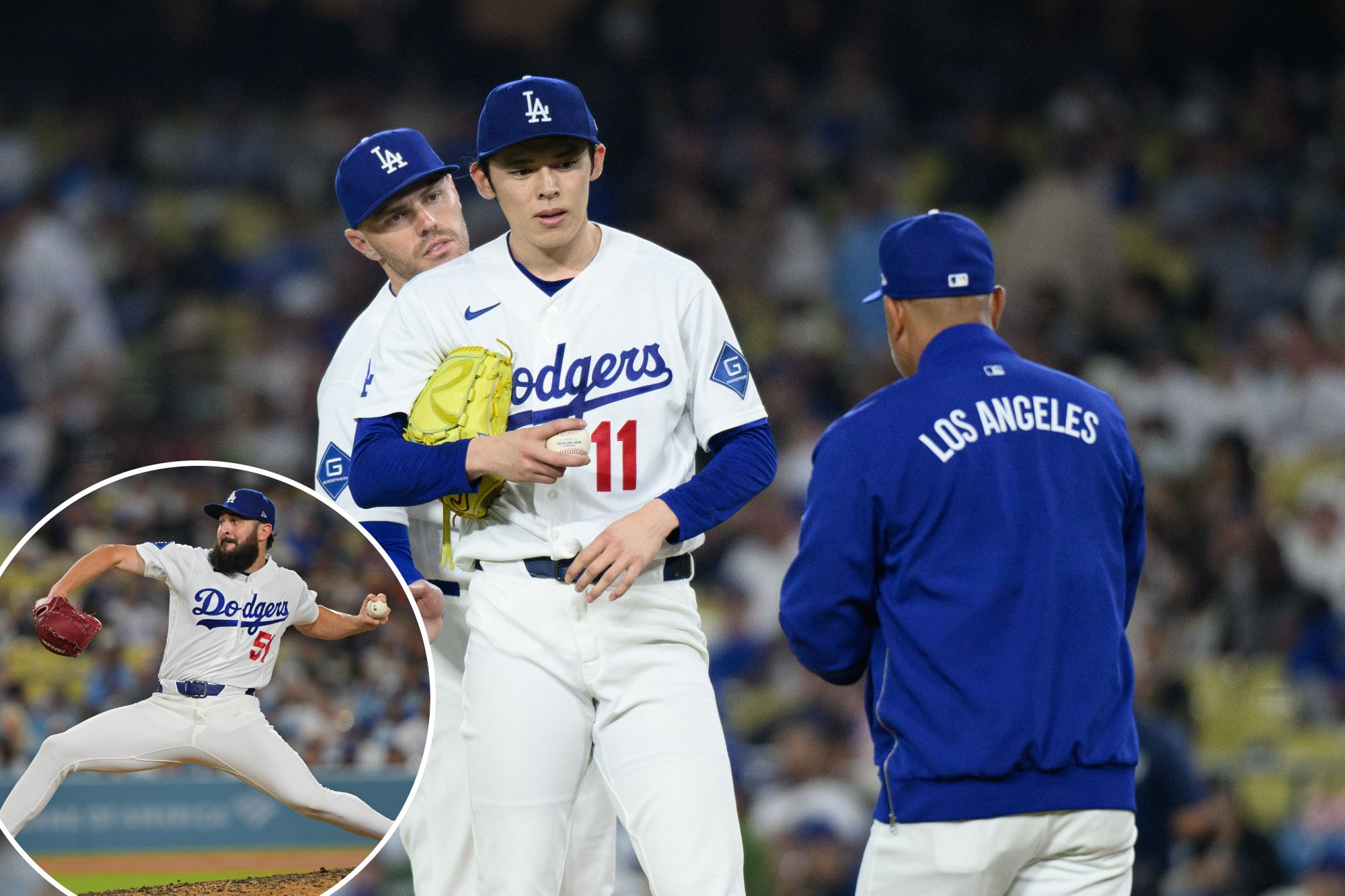 Dodgers’ funk continues as slumping offense, pitching both falter in loss to Giants