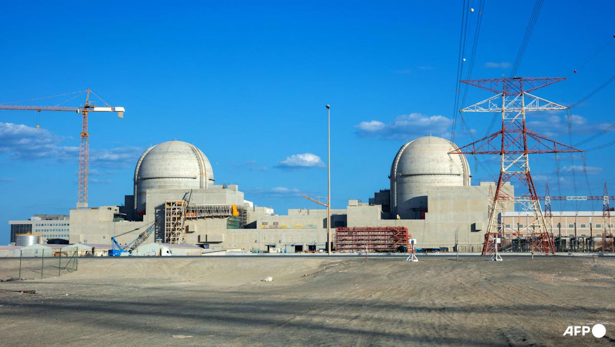 Drone strike starts fire outside UAE nuclear plant