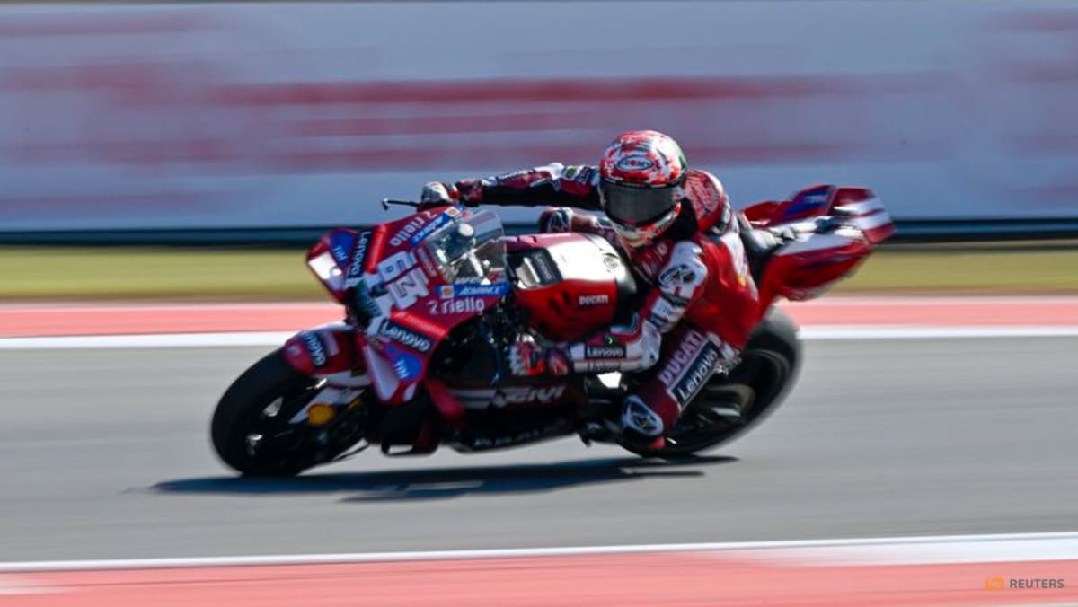 Ducati’s Bagnaia snatches pole after Marquez sets lap record at French MotoGP