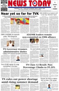 E-paper 08 May 2026 – News Today | First with the news