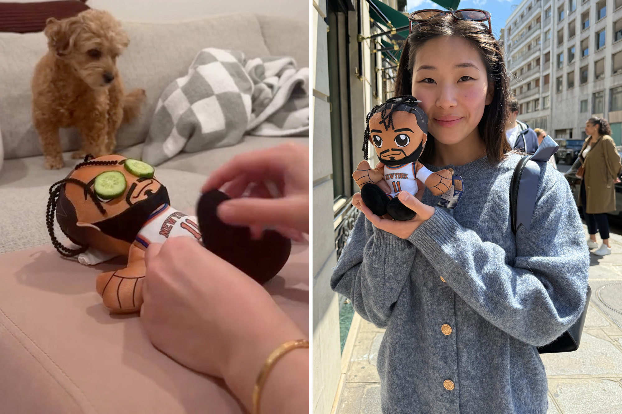 Exclusive | Reverse the curse: Knicks fan brings back Jalen Brunson voodoo doll — team wins 3 straight