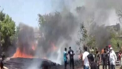 Fire breaks out at plastic pipe warehouse in Malegaon; property worth lakhs destroyed