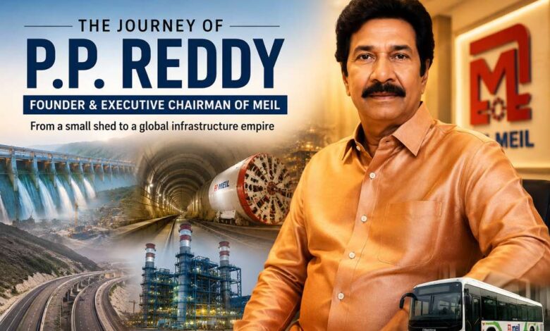 From a Small Pipe Unit in Hyderabad to a Global Infrastructure Giant: The Extraordinary Journey of MEIL Founder P.P. Reddy | Telangana Tribune