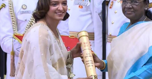 Harmanpreet Kaur conferred Padma Shri after historic World Cup triumph