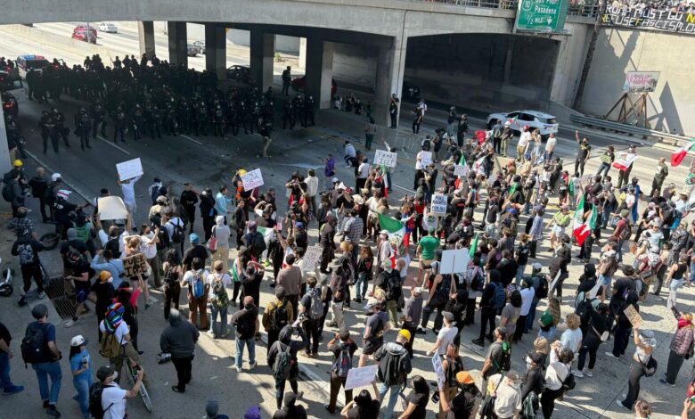 He took a Molotov cocktail to an ICE protest. Now the SoCal man is going to prison.