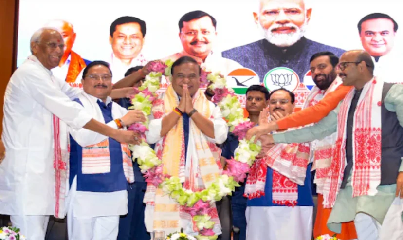 Himanta Biswa Sarma takes oath as Assam chief minister for second consecutive term