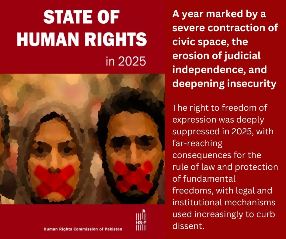 Human Rights Commission of Pakistan 2025 Report Flags Killings, Enforced Disappearances, Lack of Freedom, Rule of Law