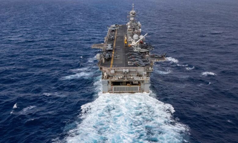 Iran claims striking US warship in Strait of Hormuz; CENTCOM denies report