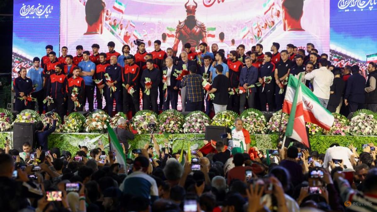 Iran hold World Cup departure rally despite continuing concerns