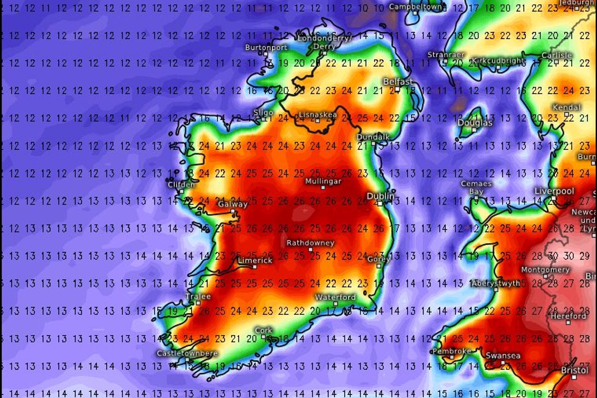 Ireland weather expert predicts ‘highs of over 26 degrees’ in just days