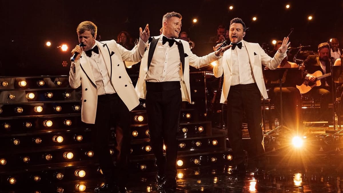 Irish pop group Westlife performing in Singapore in January 2027