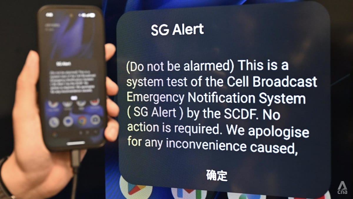 Islandwide public testing of SG Alert for Singtel users to take place at noon on May 10