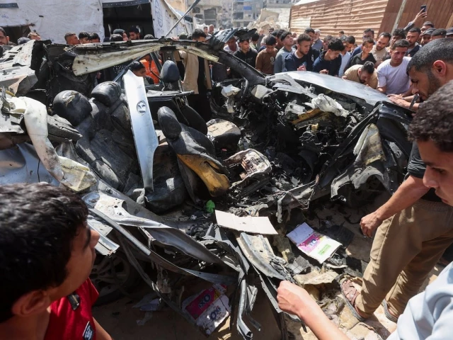 Israeli strikes in Gaza kill three, medics say, testing fragile ceasefire | The Express Tribune