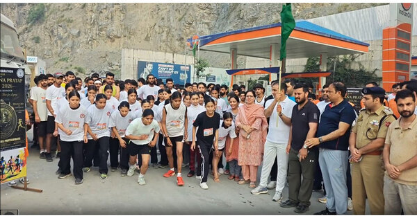 J-K: Ramban DC flags off Maharana Pratap Run 2026 under Nasha Mukt Jammu and Kashmir Abhiyan