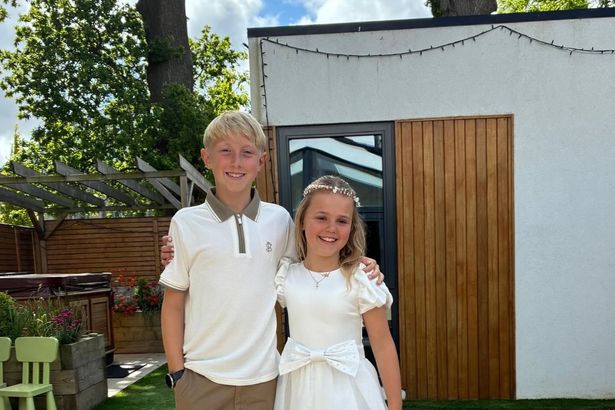 Jacqui Hurley shares sweet family snaps as daughter Lily makes her communion